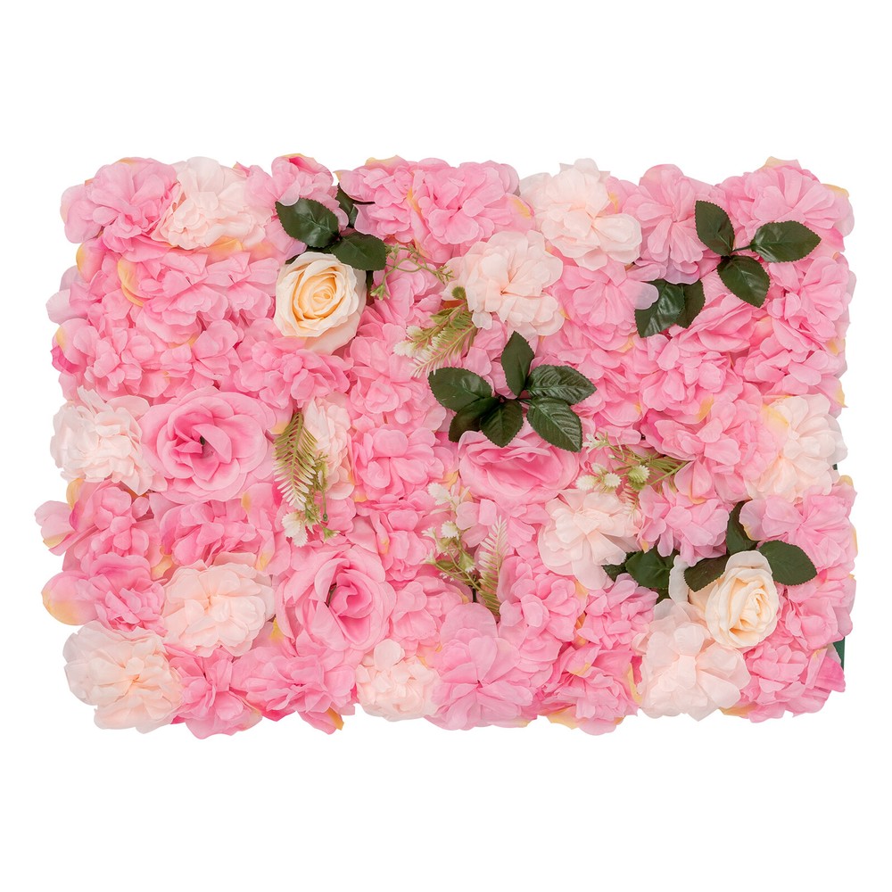 Flower Wall Panel, Artificial Floral Backdrop, Wall Decoration Backdrop