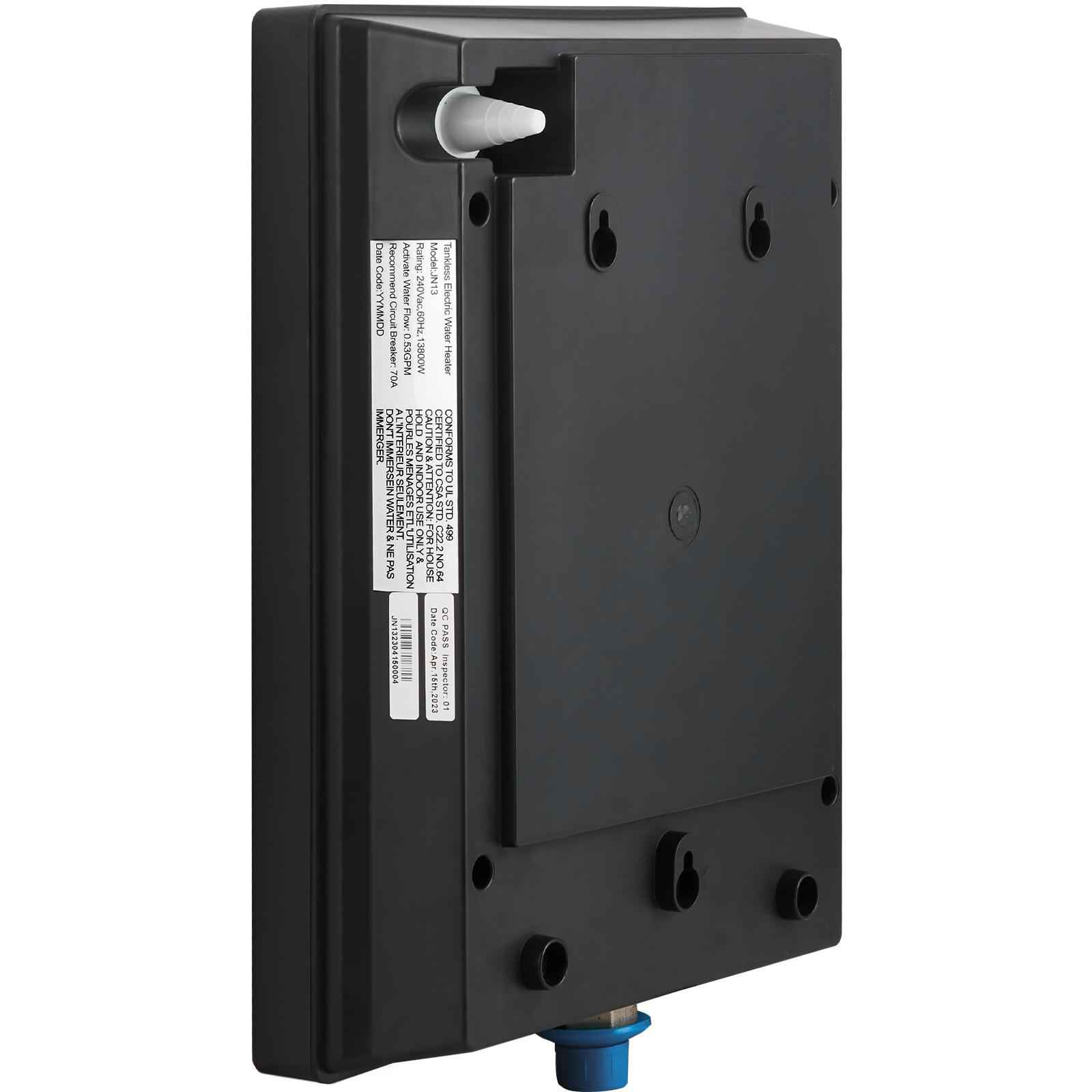 VEVOR 8KW Electric Tankless Hot Water Heater Instant Boiler Shower On Demand