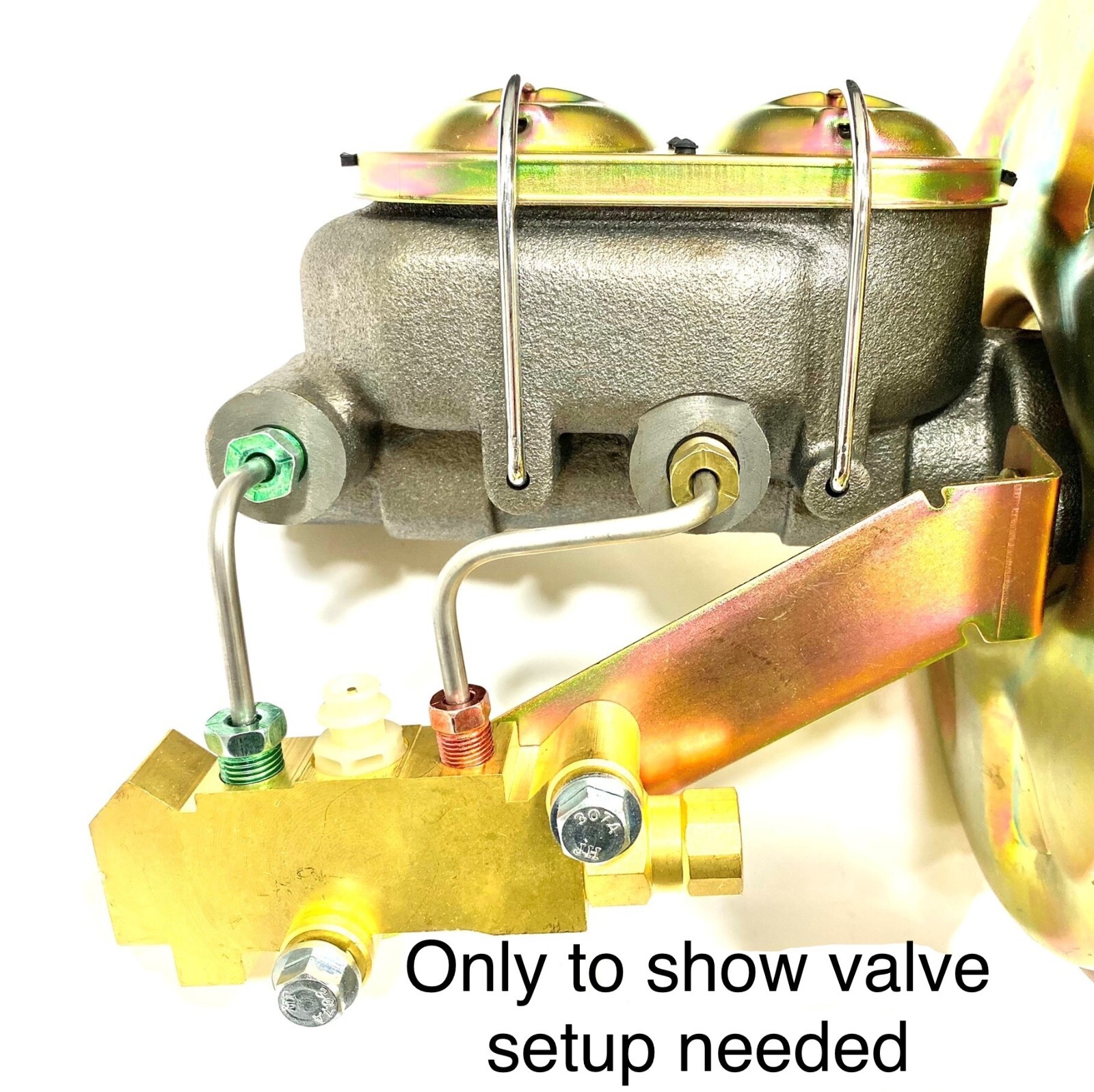 Complete Stainless Steel Prebent Brake Line Kit For Power 4 Wheel Disc.