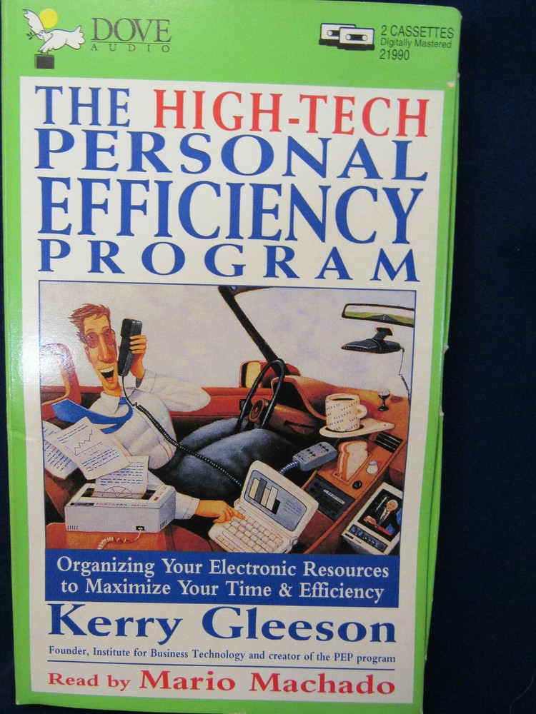 High-Tech Personal Efficiency Program Cassette Tapes, Organize and Maximize..