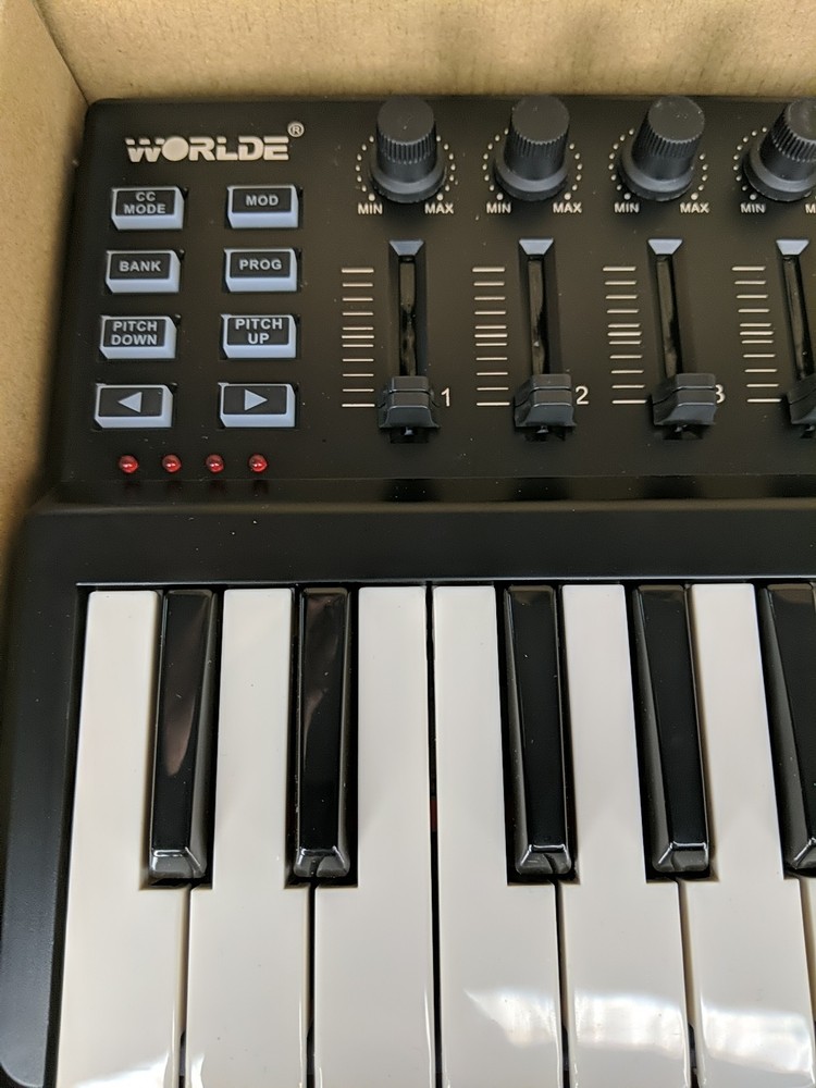 Open Box Worlde Panda Mini USB/MIDI Controller Keyboard For Windows And Mac