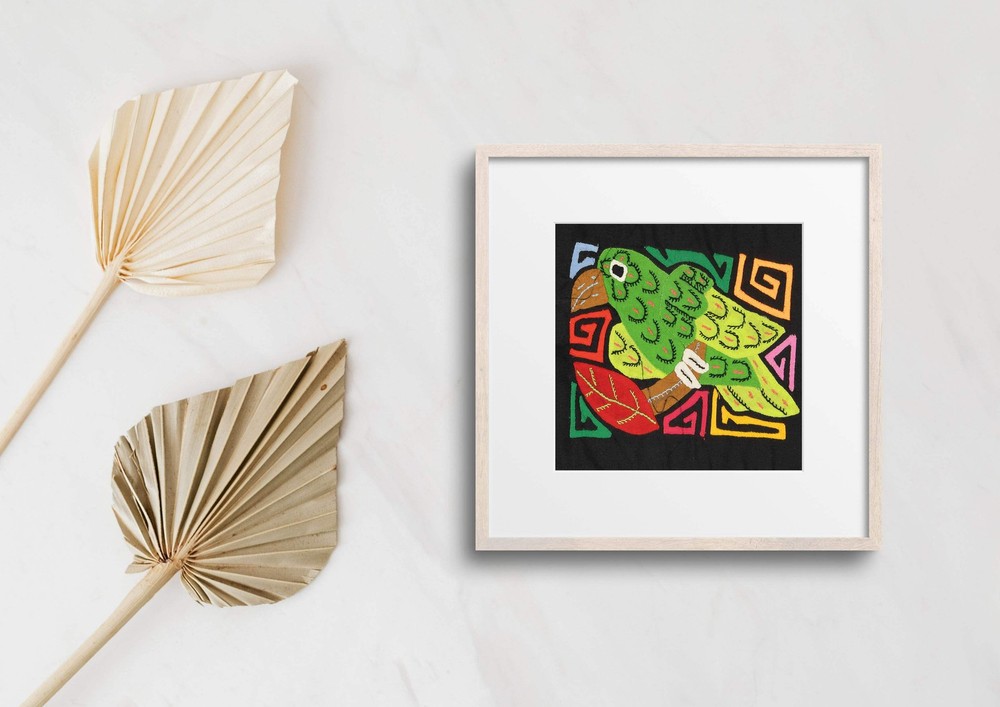 Multicolor Red Abd Green Bird Molita