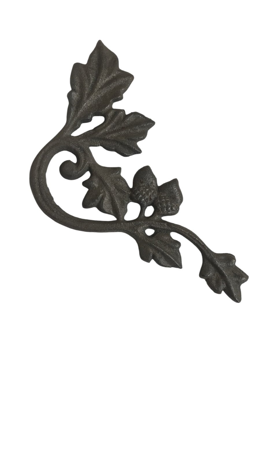 Ornamental Cast Iron Outdoor Castings, Weld Tabs, (Oak Corners - 4 in pack)