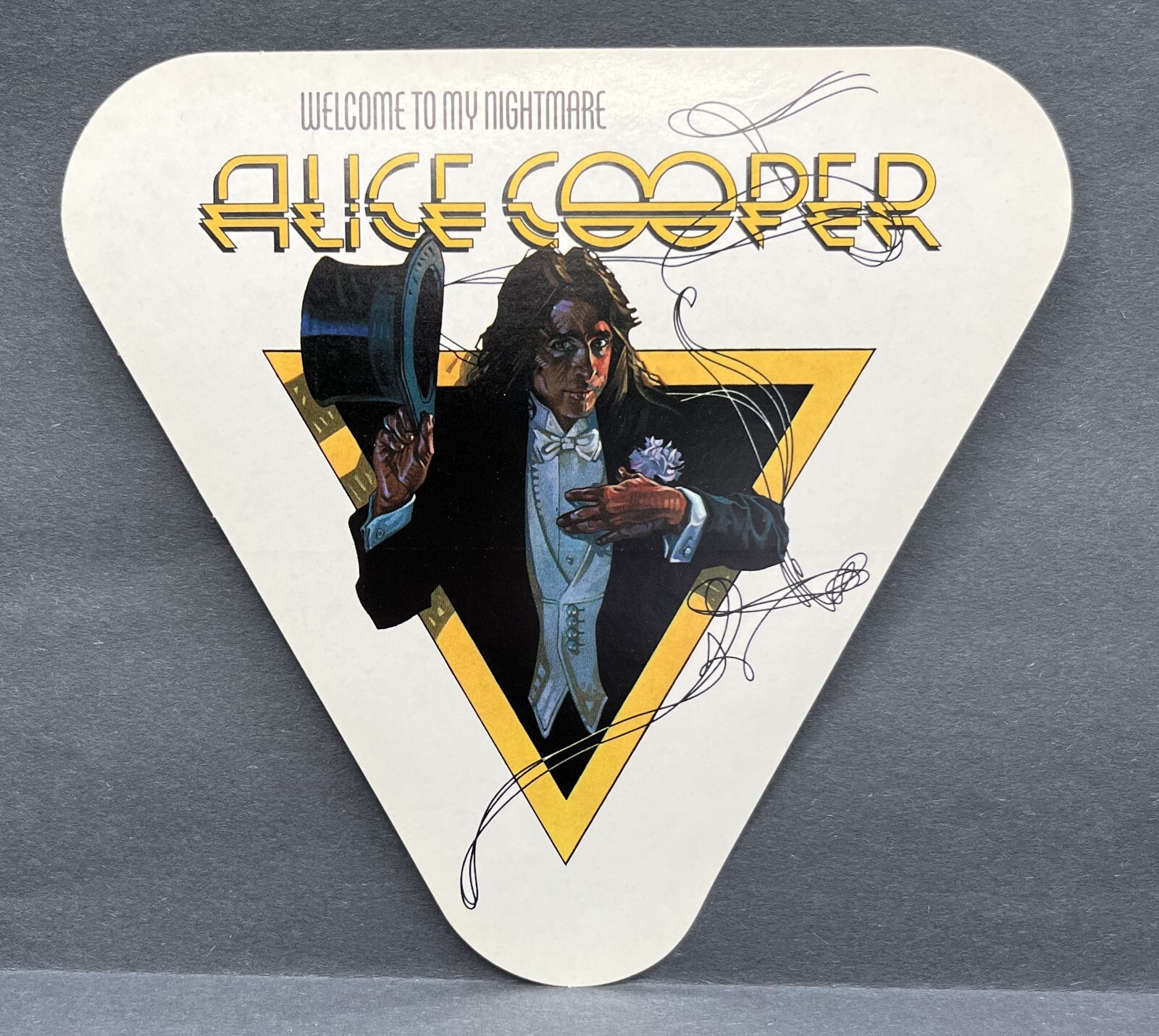 1975 Alice Cooper Welcome To My Nightmare Promotional Sticker Atlantic Records