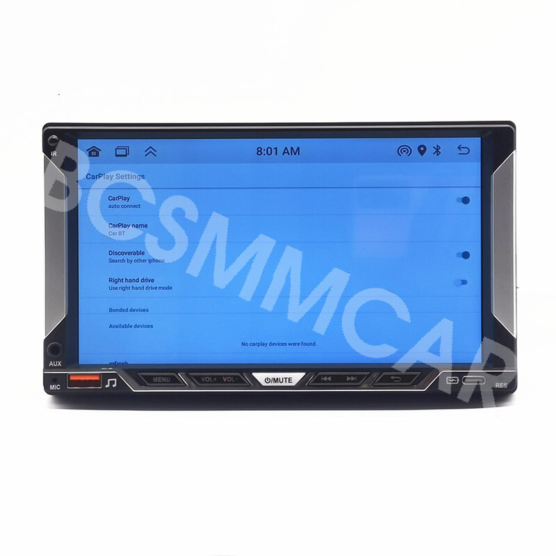 Touch Screen Car Stereo Radio 2Din MP5 Player GPS Navigation WiFi BT FM RCA RDS