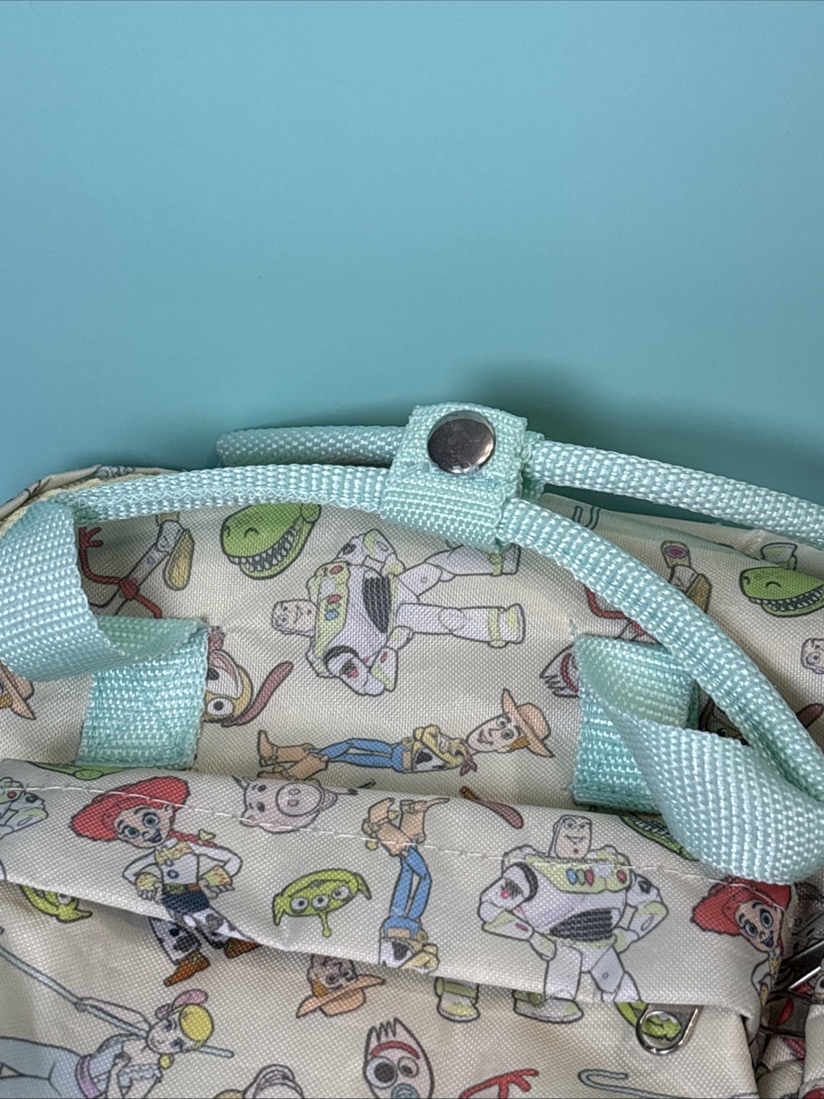 Disney Pixar Toy Story 4 All Over Print Characters Mini Backpack Top Handle-Snap