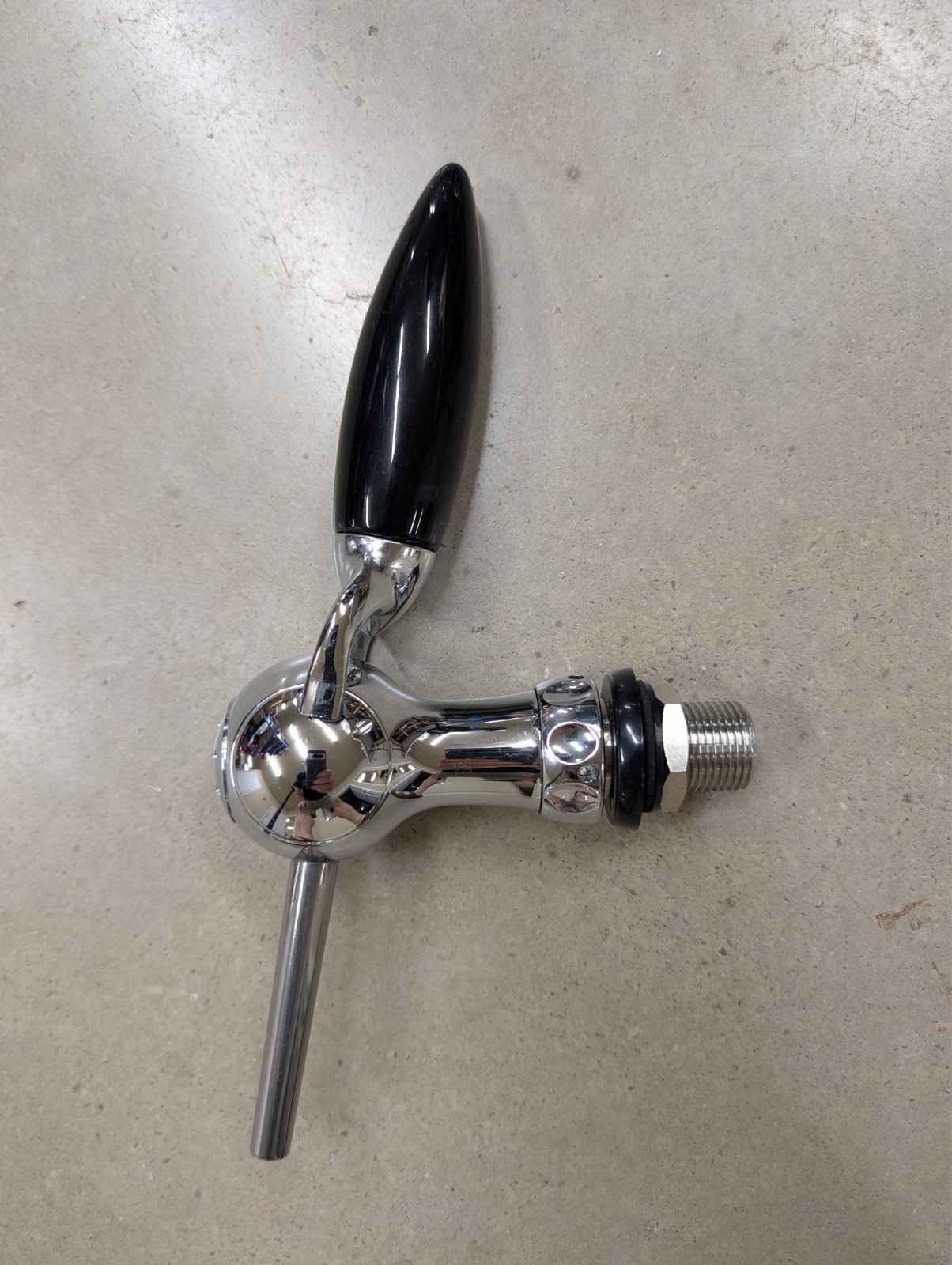 Celli Globus Beer/Wine Faucet, Ball Style Beer Faucet, Rotary valve Beer Faucet