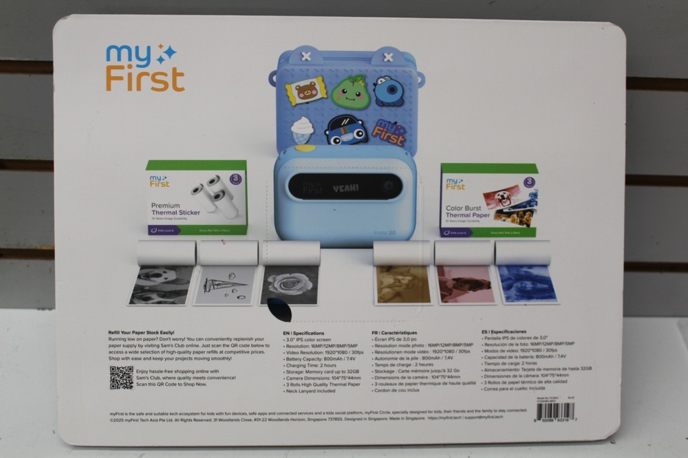 myFirst Camera Insta 20 - BLUE