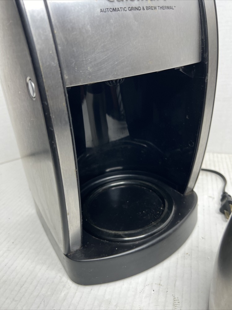 Cuisinart Automatic Grind & Brew Stainless 10 Cup Coffee Maker DGB-600BC WORKS