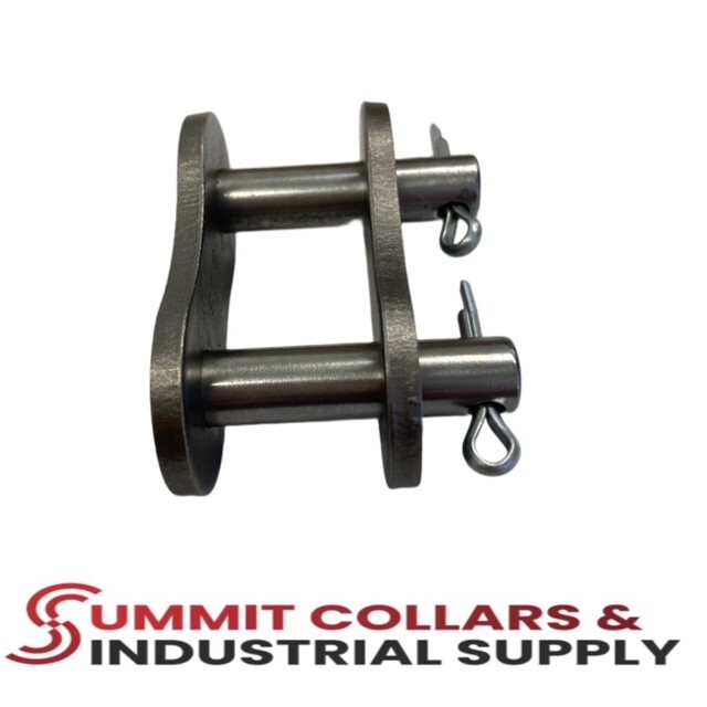 #100 Roller Chain Connecting Link, cottered (QTY 2) Great Quality!