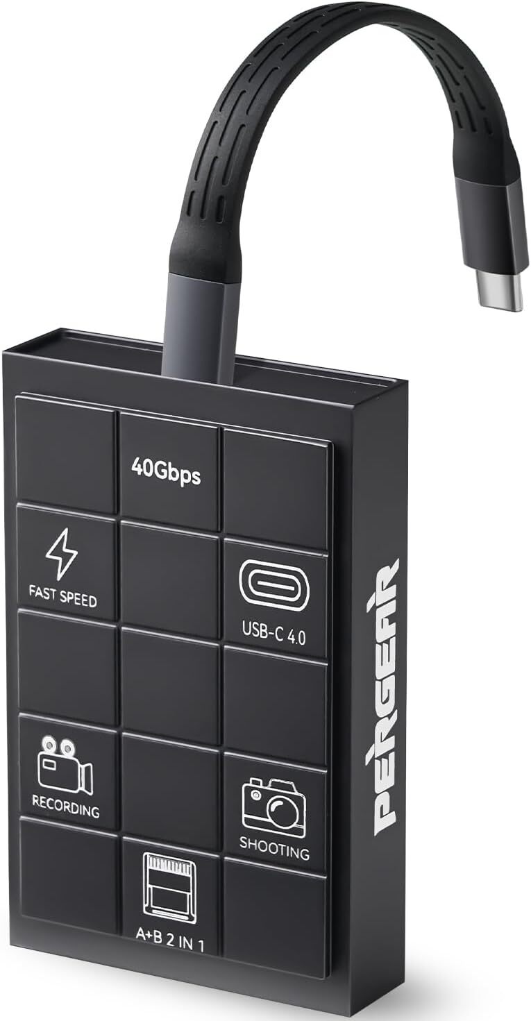 PERGEAR Card Reader for Pergear Master 4.0 CFexpress Type A/B Memory Card