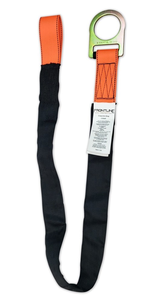 Frontline COS04R Concrete Embed 4' Anchor Strap D-Ring & Looped End
