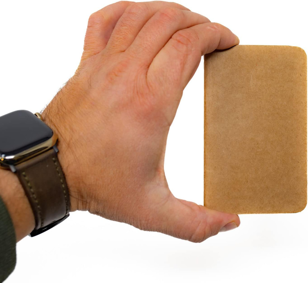 Pocket Notebook, 2 Pack Softcover Mini Journals 2.5" X 4" Kraft Brown Notebook E