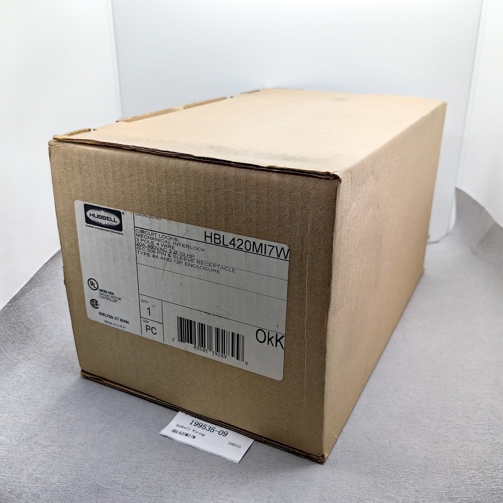 Hubbell Mechanical Interlock Device HBL420MI7W #CA