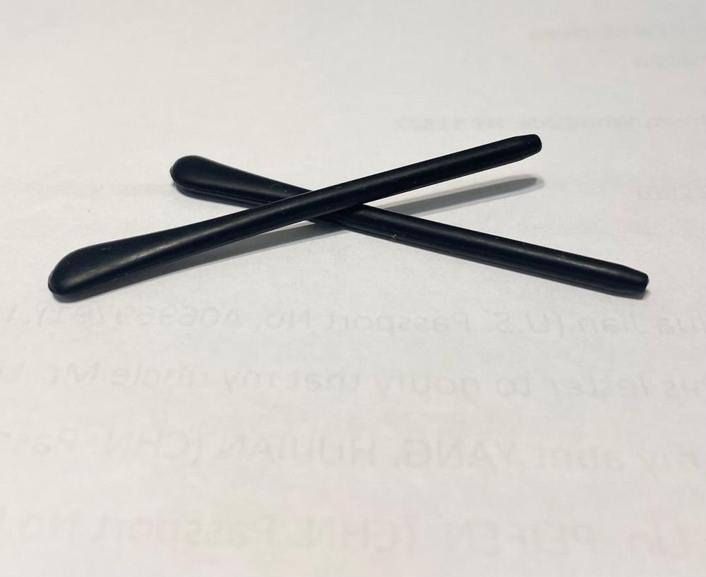x1 Pair Replacement Silicone Temple Tips sleeves for Eyeglasses frames