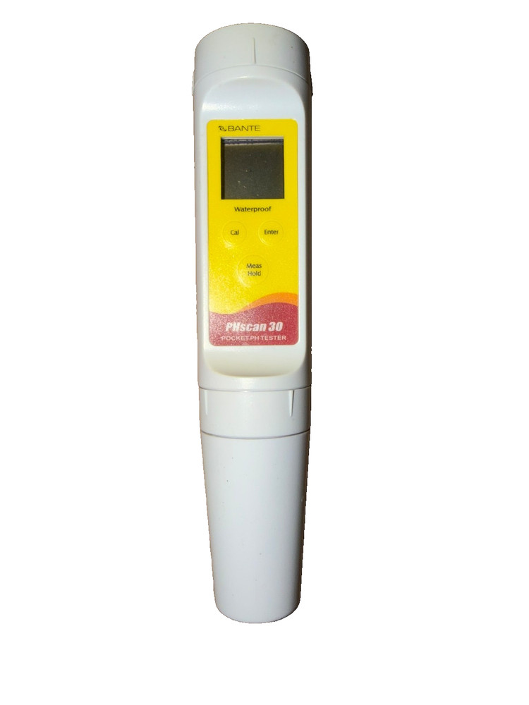 Bante PHscan 30 Waterproof Pocket pH Tester ATC Replaceable Electrode