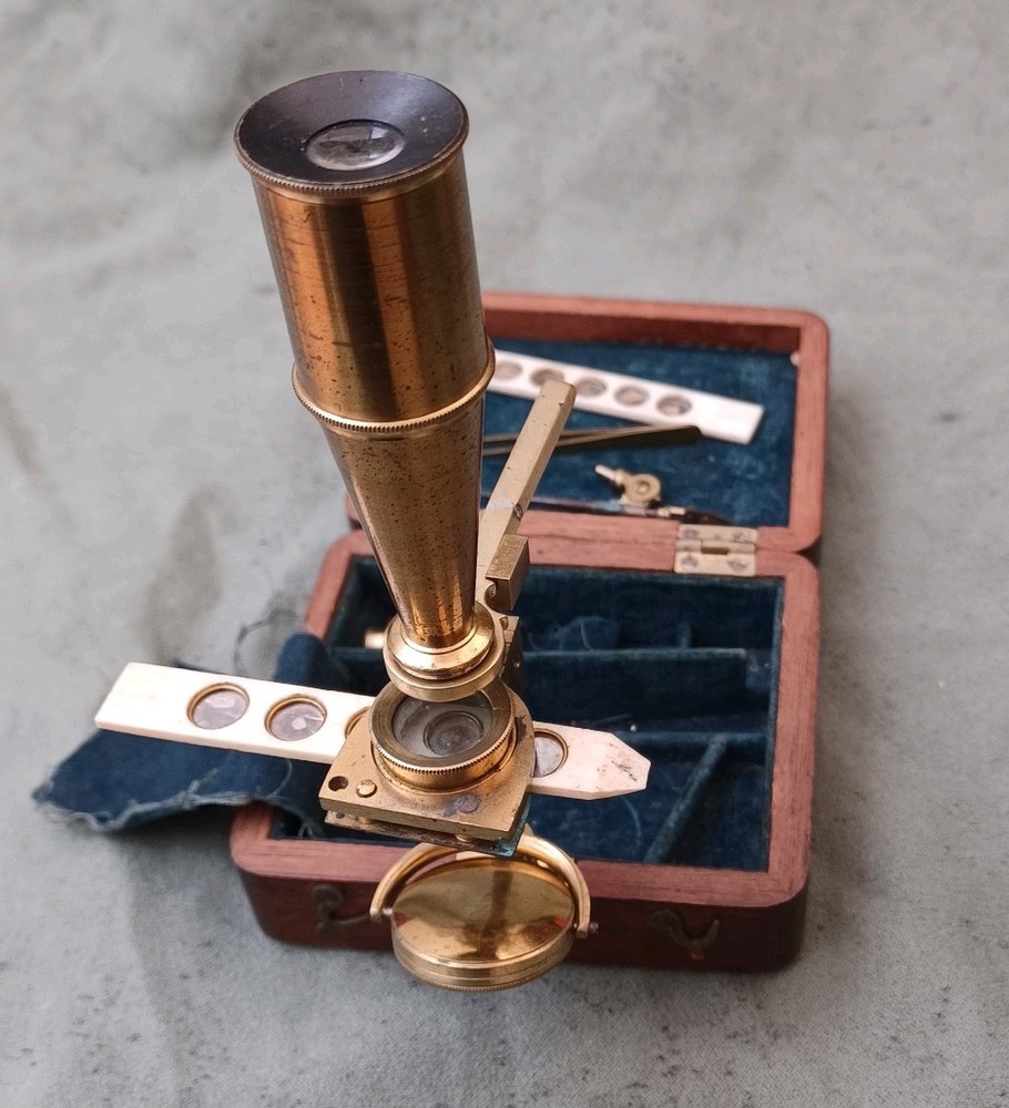 Rare Antique signed Cary’s pocket microscope, c 1830