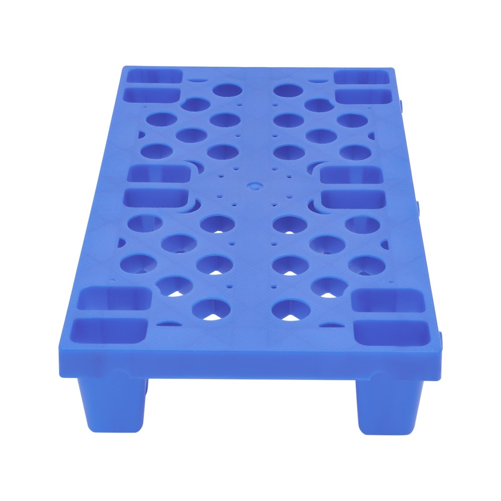 6-Pack Plastic Pallets 20x12x4in, 330lb Capacity Moisture Proof Stackable Pads