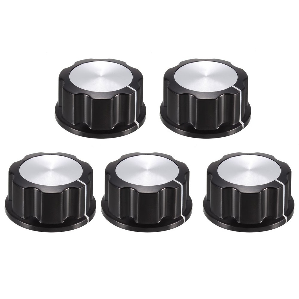 5Pcs Speaker Control Knob Power Amplifier Knob 33mm Dia. Rotary Knobs for 6mm