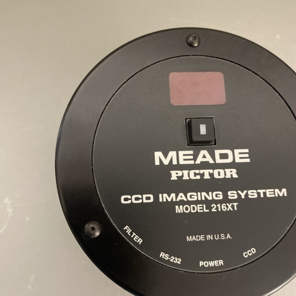 Meade Pictor 216XT CCD Imaging System- RS-232- Head Only- Untested