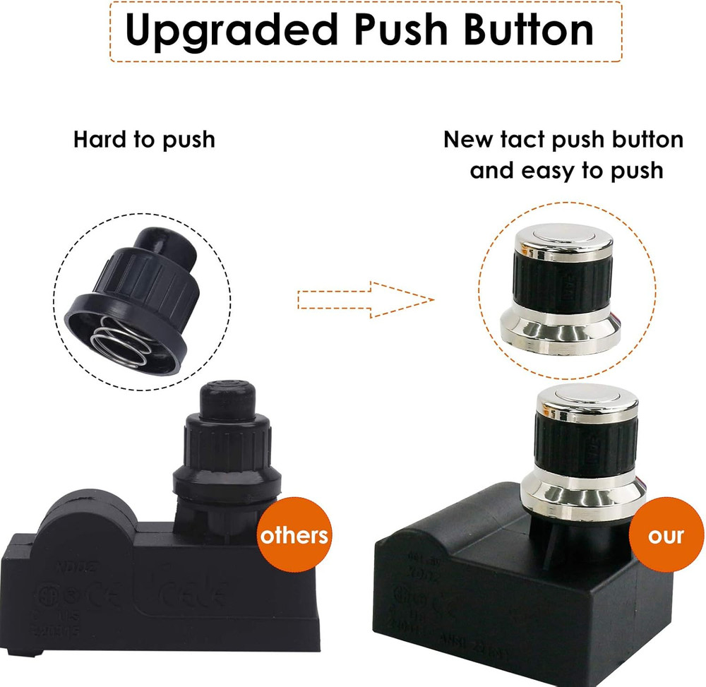 Grill Push Button Ignition Universal 6-Outlet Igniter Replacement for Nexgrill