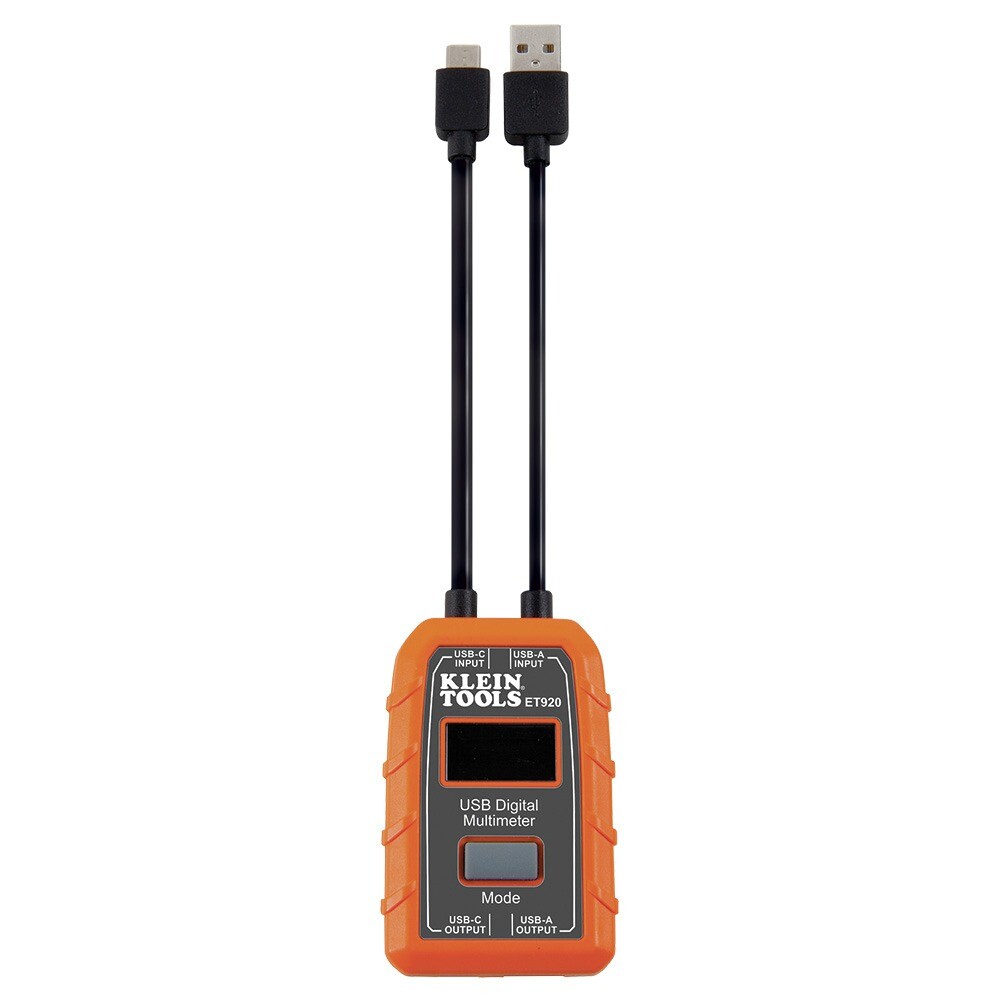 Klein Tools ET920 USB-A and USB-C Digital Meter New
