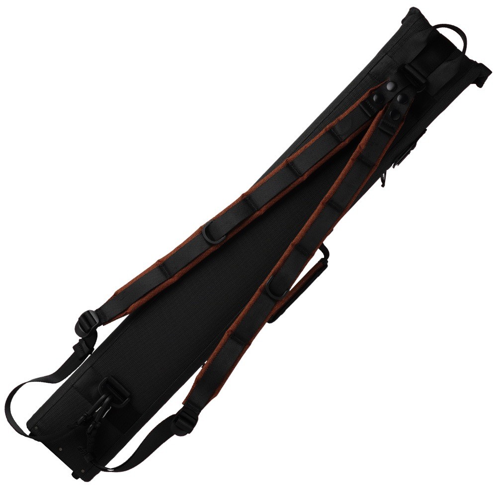 Three Seconds Hard Cue Case 3B5S Black x Orange