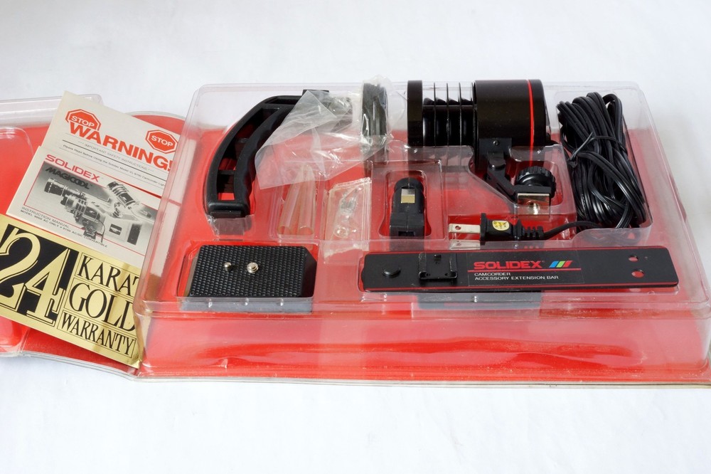 Solidex Magicool Model VL-9100 Compact Quartz Camcorder Video Light System New