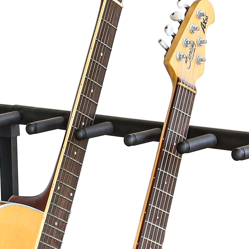 7 Guitar Stand Rack With Wheels Folding Design Multi Guitar Rack Rolling Stand
