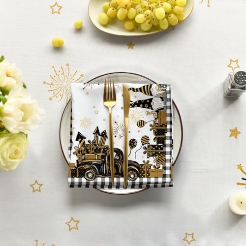 Newyear Tablecloth 60×120 Inch Rectangular 60" x 120" (Rectangular) Yellow