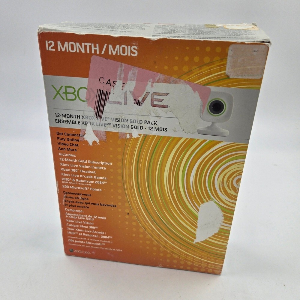 Microsoft Xbox 360 Live Vision Camera & Headset New - No Xbox Live Code