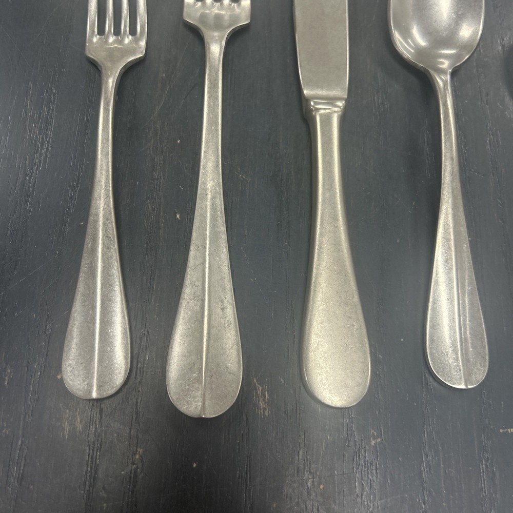 Metro Roma Peltro Stainless 5ps Placesetting