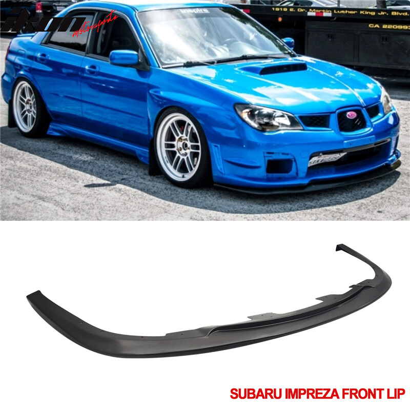 Fits 06-07 Subaru Impreza WRX STI S204 Front Bumper Lip Spoiler Splitter PP