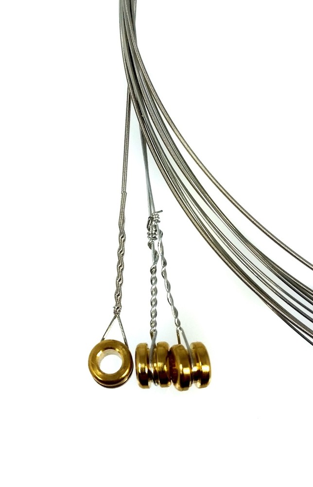 Cigar Box Guitar String Set: Electric Light 3-string Open GDG - Low/Middle/High