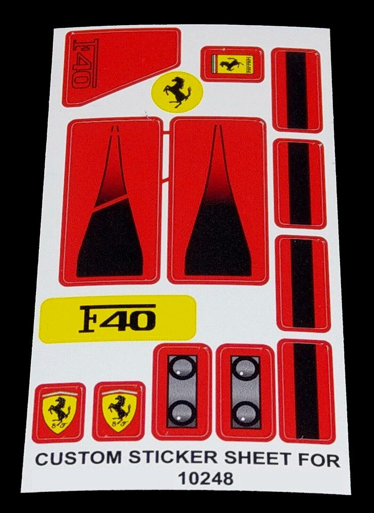Custom Stickers for 10248 Replacement Stickers