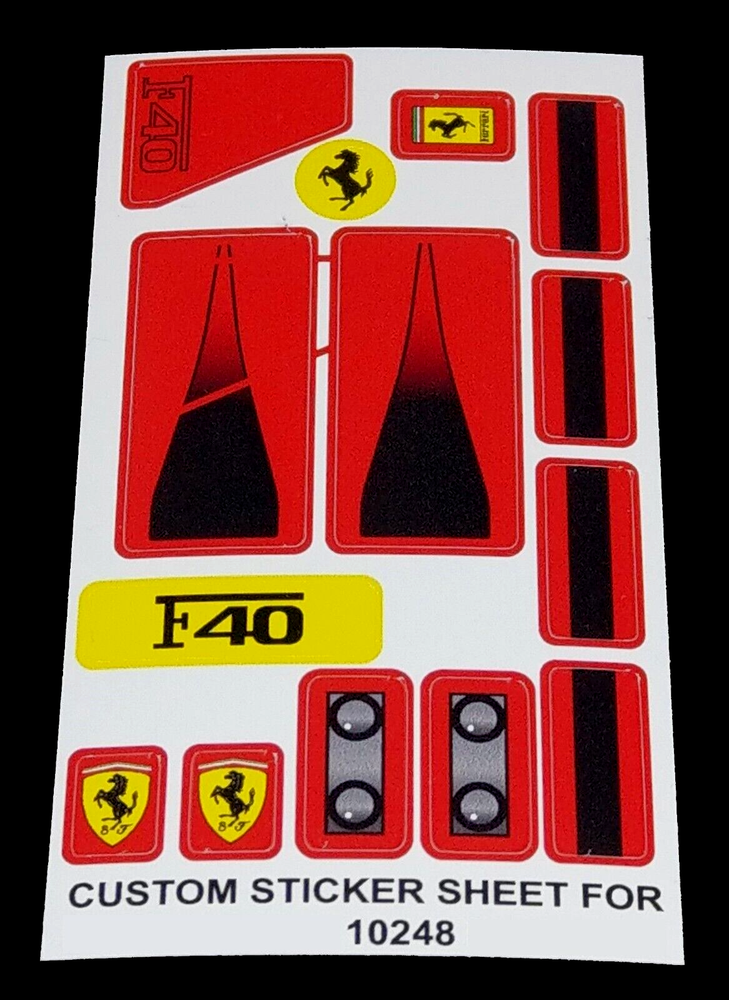 Custom Stickers for 10248 Replacement Stickers