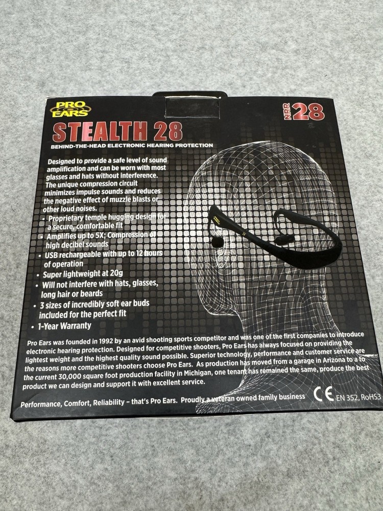 Pro Ears Stealth 28 Electronic Hearing Protection