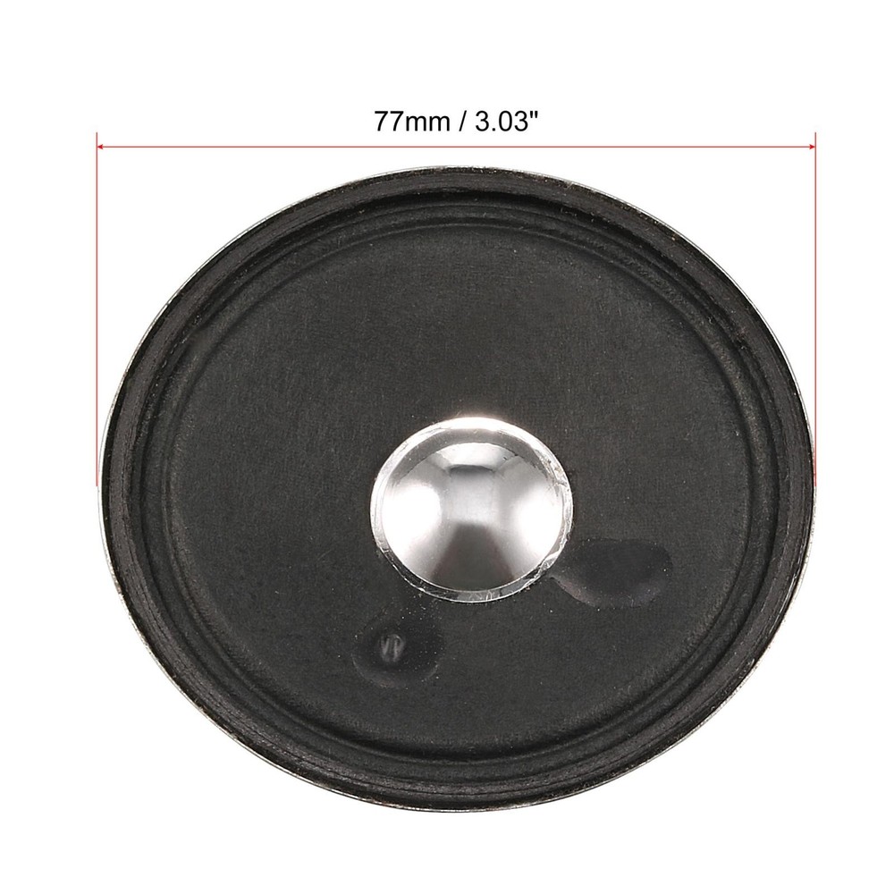 1W 8 Ohm Micro Indoor Speaker Magnet Speaker 77mm Diameter 2pcs