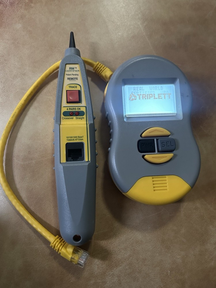 Black Box CAT5/5e/6 LAN Performance Verifier With Bag