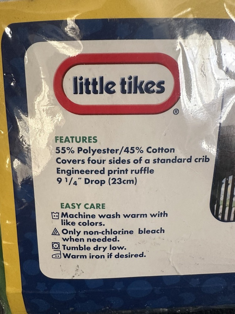 Little Tikes Crib Ruffle 1990s
