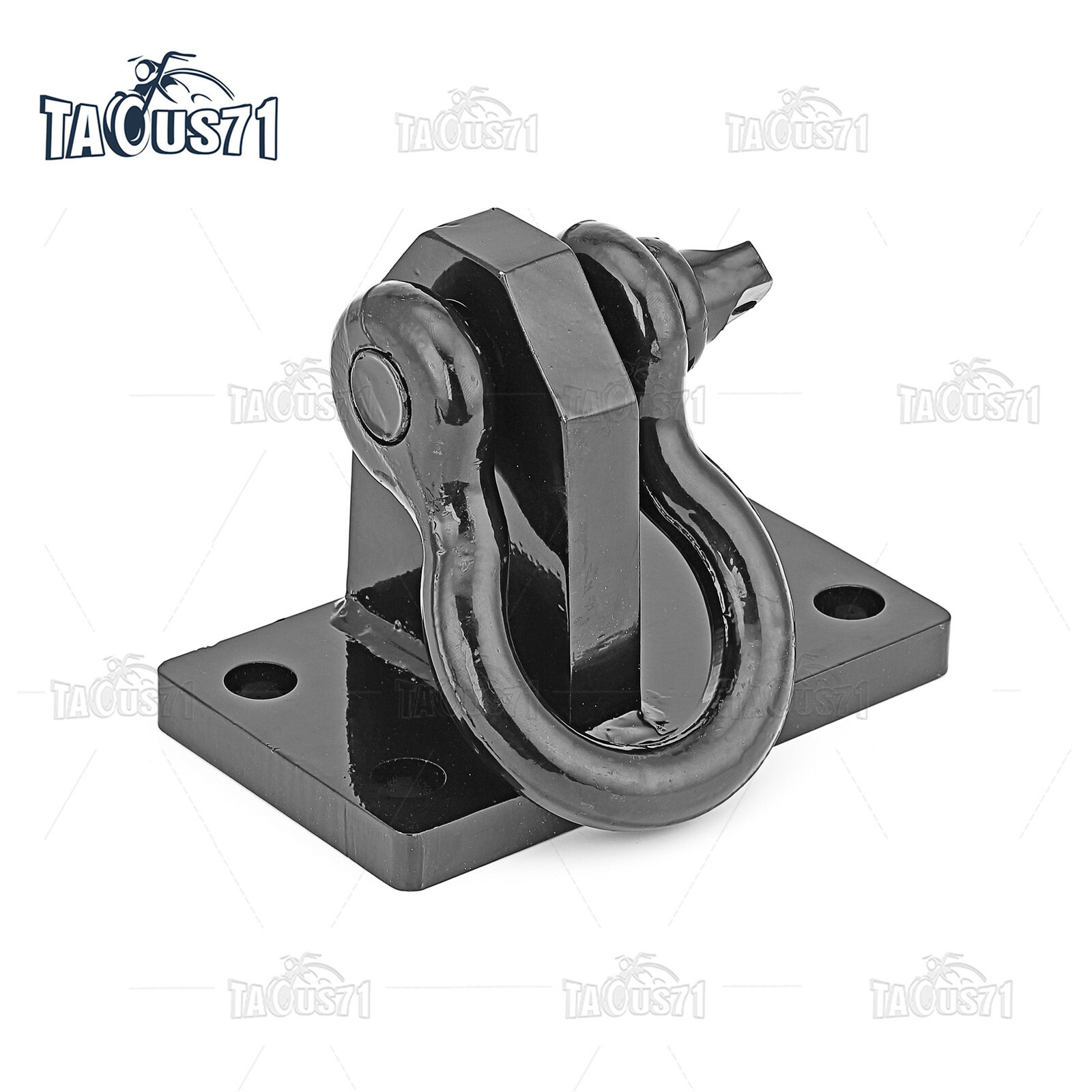 Front Tow Hooks Shackle Bracket Kit For 2010-2017 2018 2019 Ram 2500/3500/4500