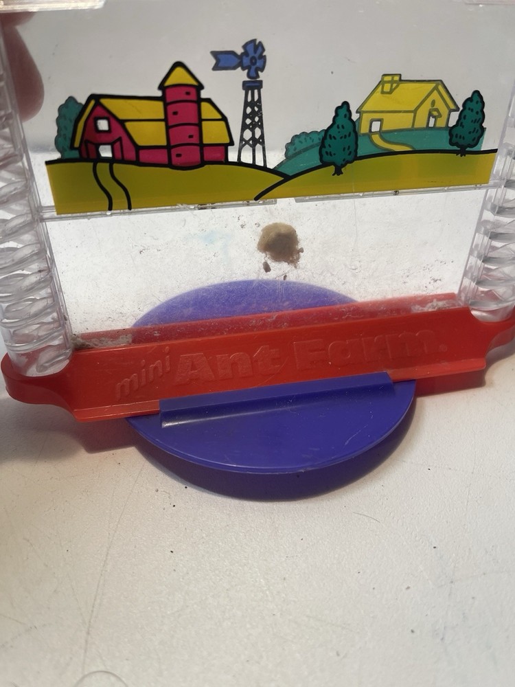 Uncle Milton's Mini Ant Farm Red Stackable & Connectable