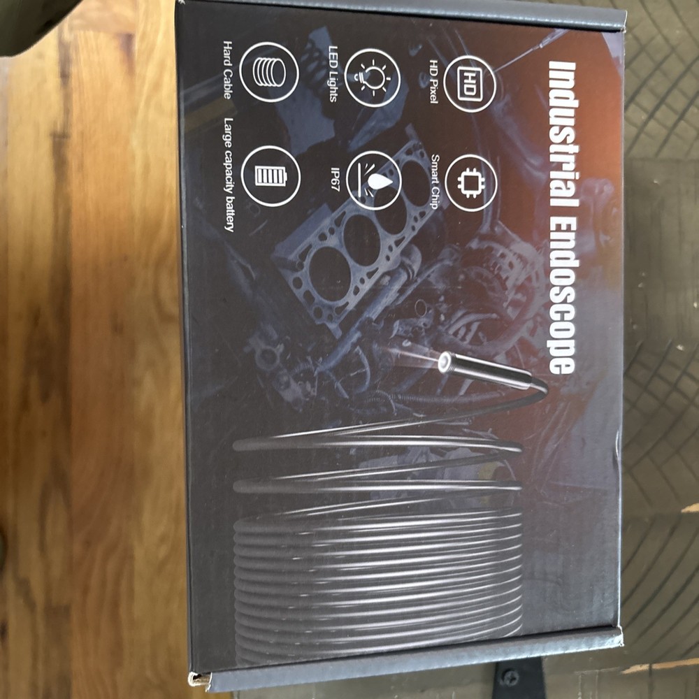 Endoscope Camera with Light, Borescope Camera with 4.3" IPS Screen, 1080P HD C30