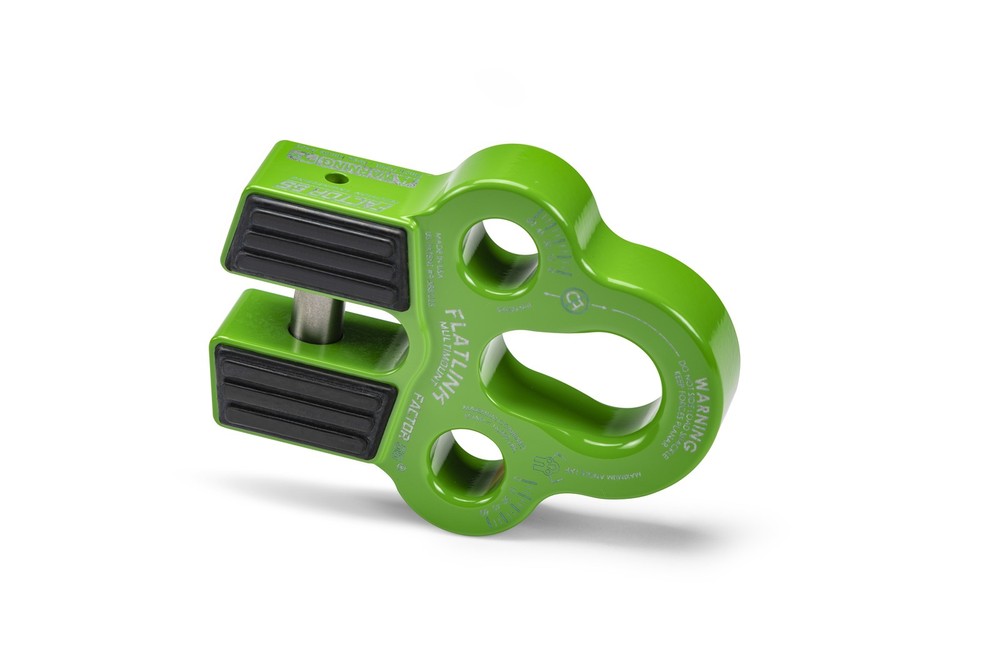 Factor-55 00225-08 Flatlink MULTIMOUNT Winch Shackle Mount GREEN