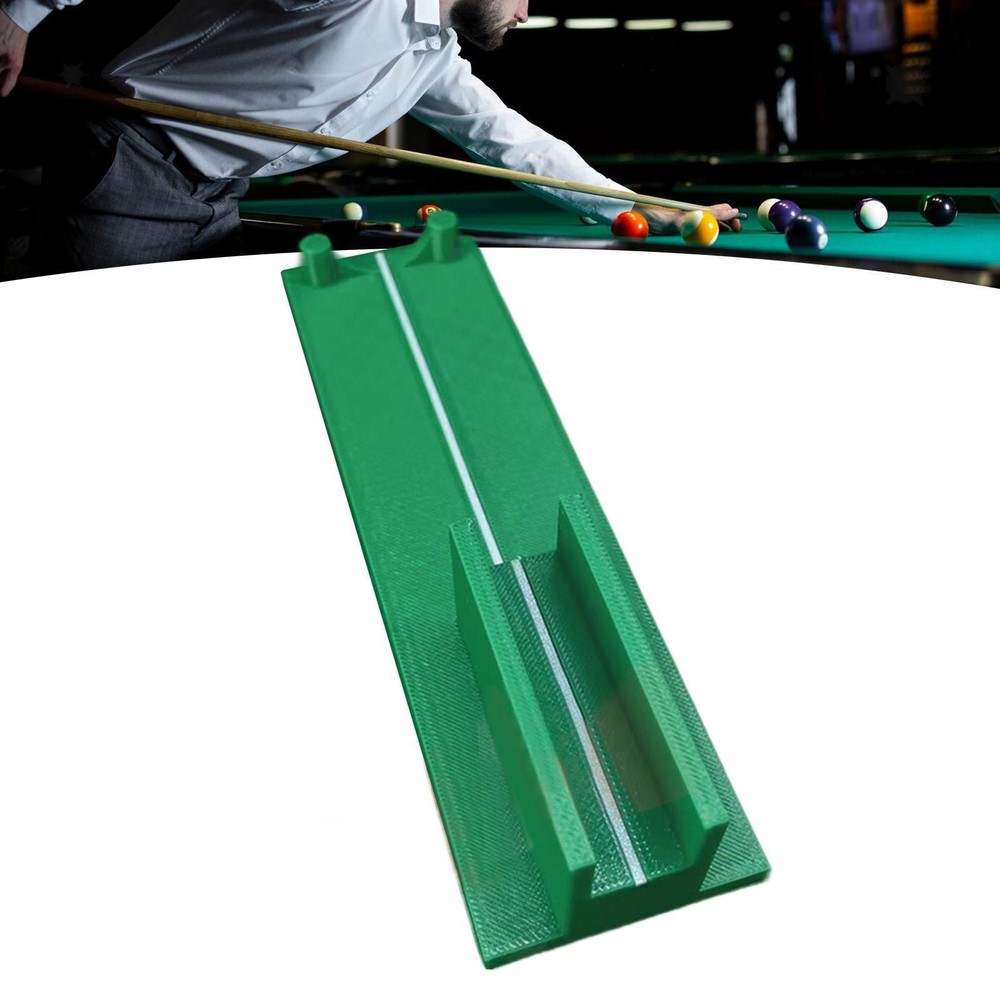 Billiards Stroke Lightweight Pool Training Device for Green