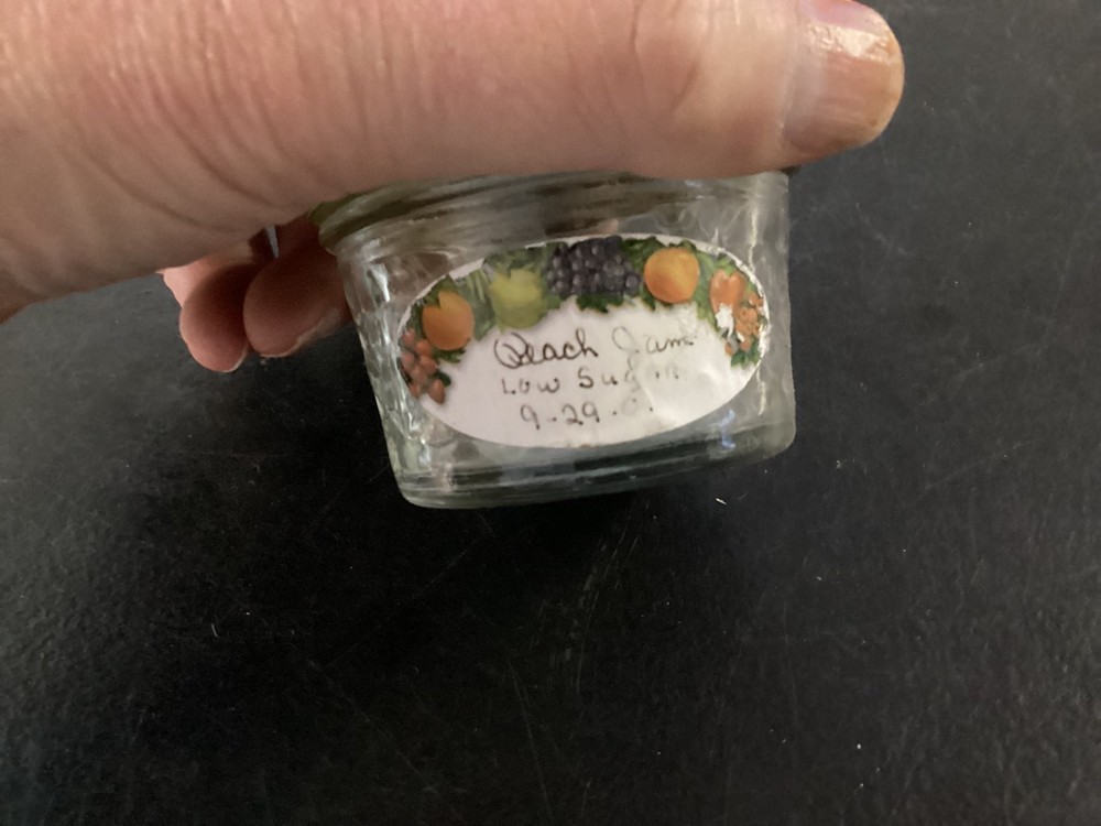 (2) Small Jelly Canning Jars