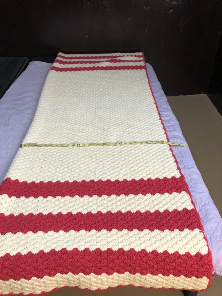 Handmade Crochet Afghan, 79x57