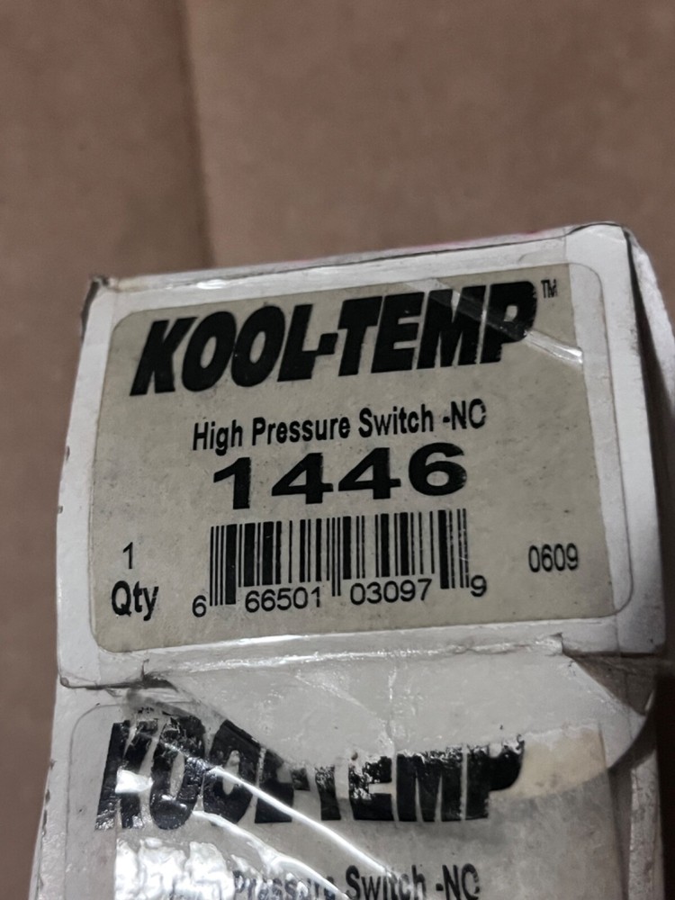New rough box KOOL TEMP 1446 High Pressure Switch-NO