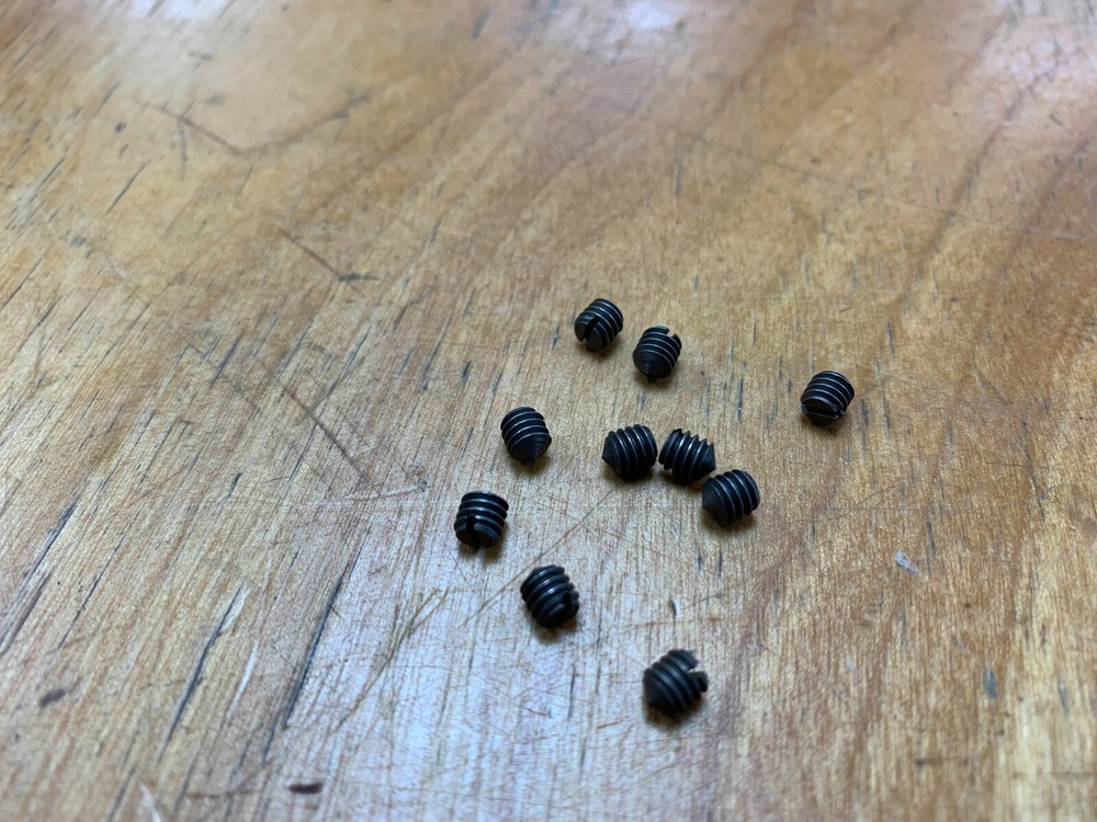 #10 Socket Shell Cap Set Screws , headless , lighting, lamp parts