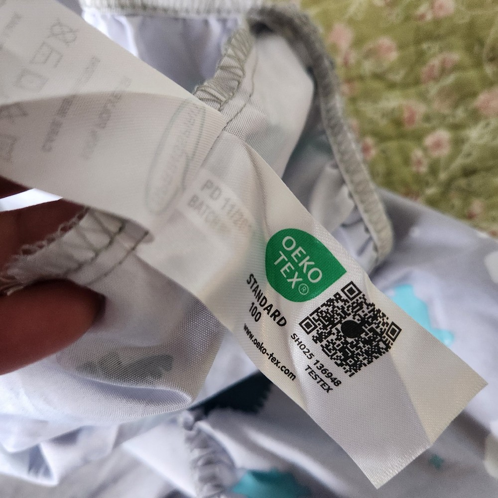 Moses Basket Liner New Grey Dinosaur